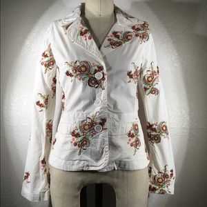 Johnny Was Crazy Daisy Jacket Sz S NWT